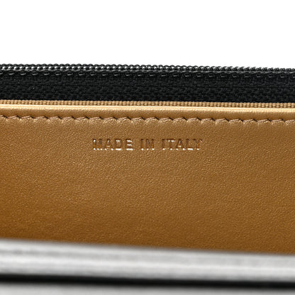 Chanel Lambskin Quilted CC Pearl Crush Wallet on Chain WOC Black 7 of 11
