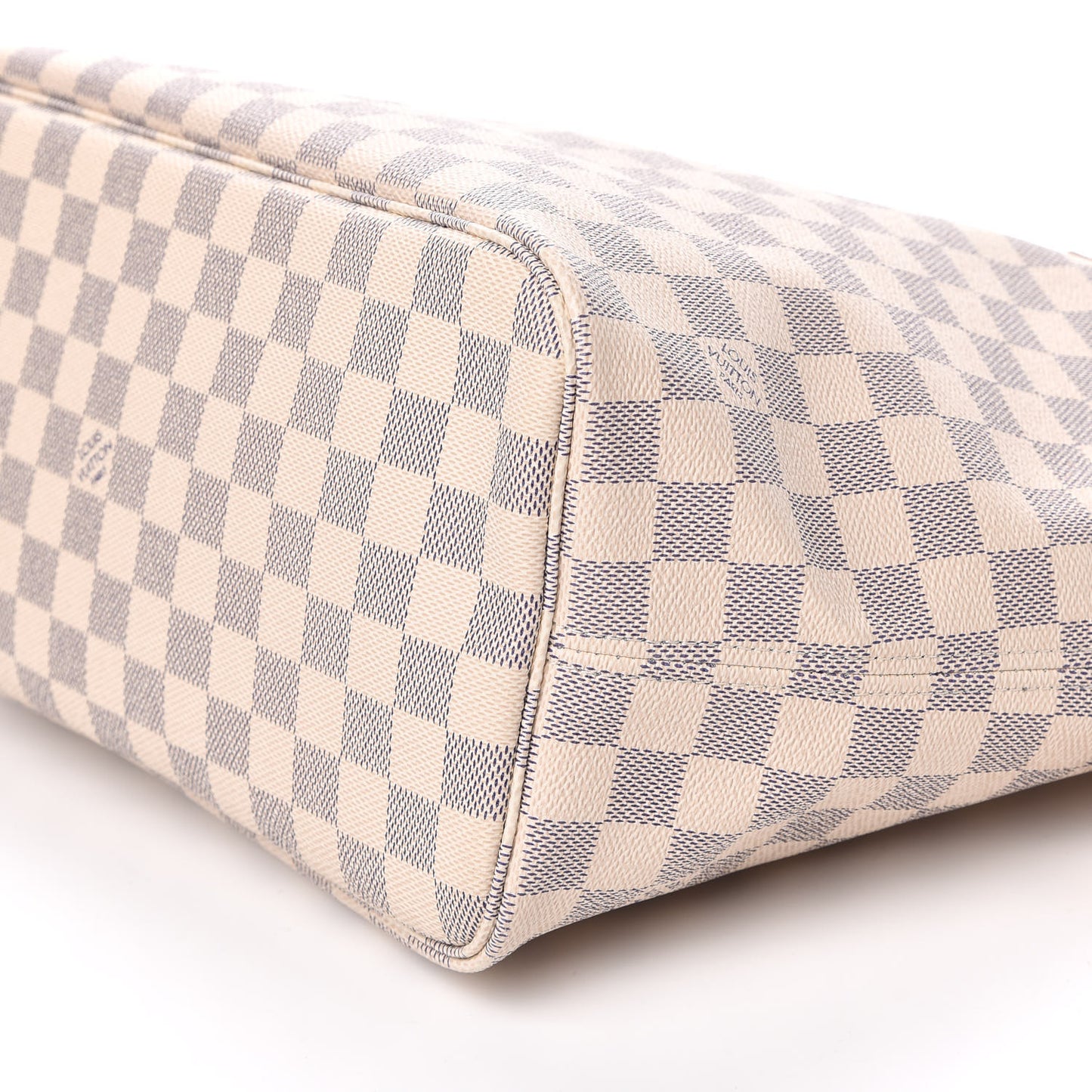 Damier Azur Neo Neverfull MM Rose Ballerine