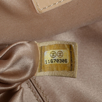 Chanel Lambskin Bubble Quilt Bowler Brown 7 of 7