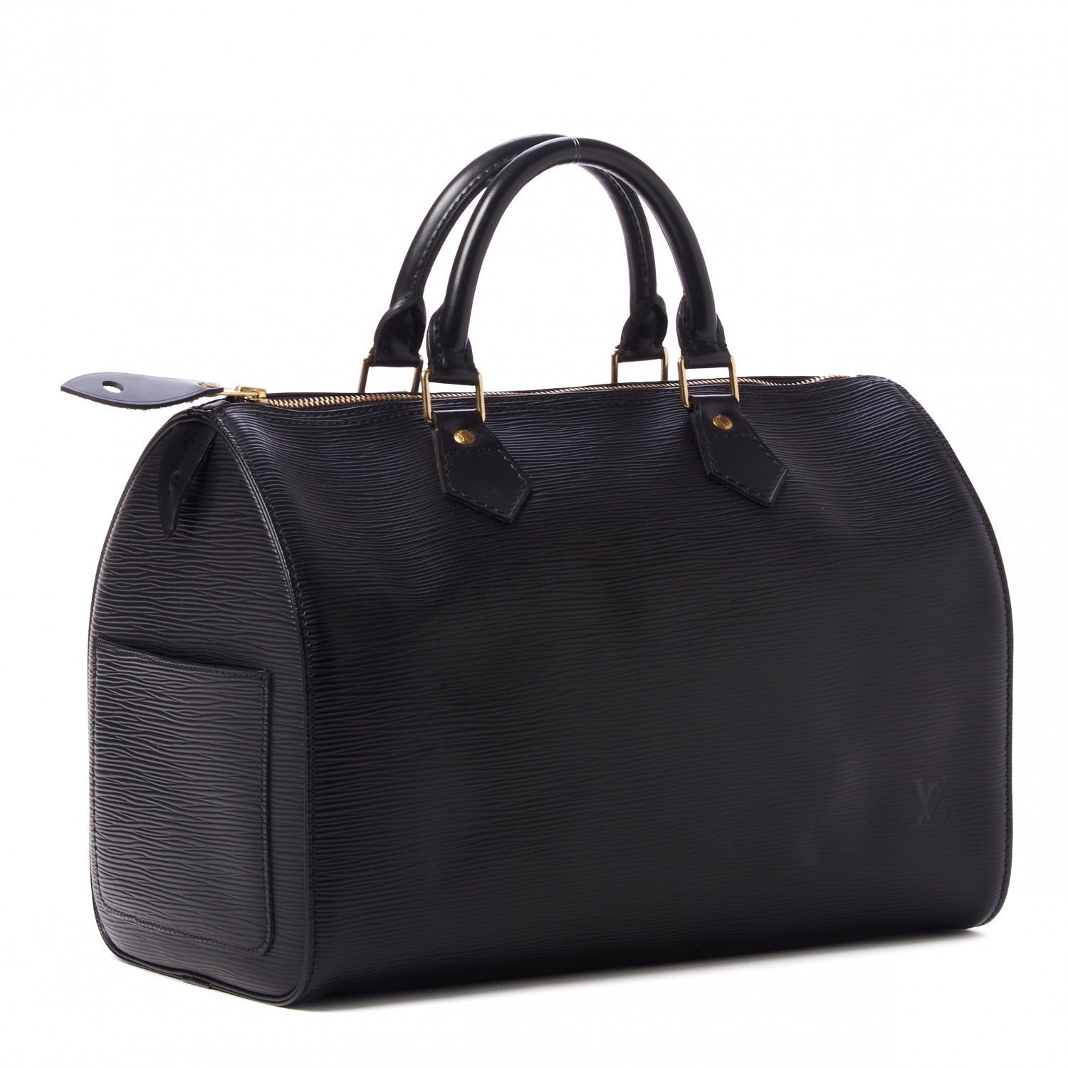 Louis Vuitton Epi Speedy 30 Black 3 of 9