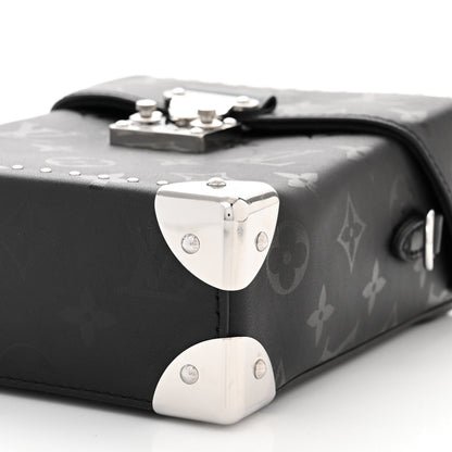 Louis Vuitton Calfskin Monogram Print Camera Box Black 9 of 11