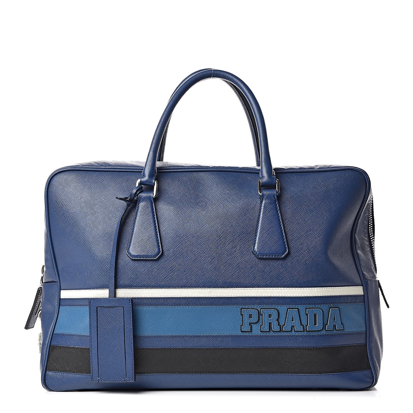 Saffiano Righe Briefacase Bleuette