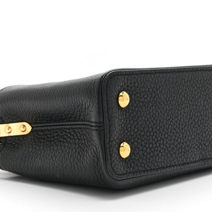 Louis Vuitton Taurillon Mini Capucines Black 8 of 9
