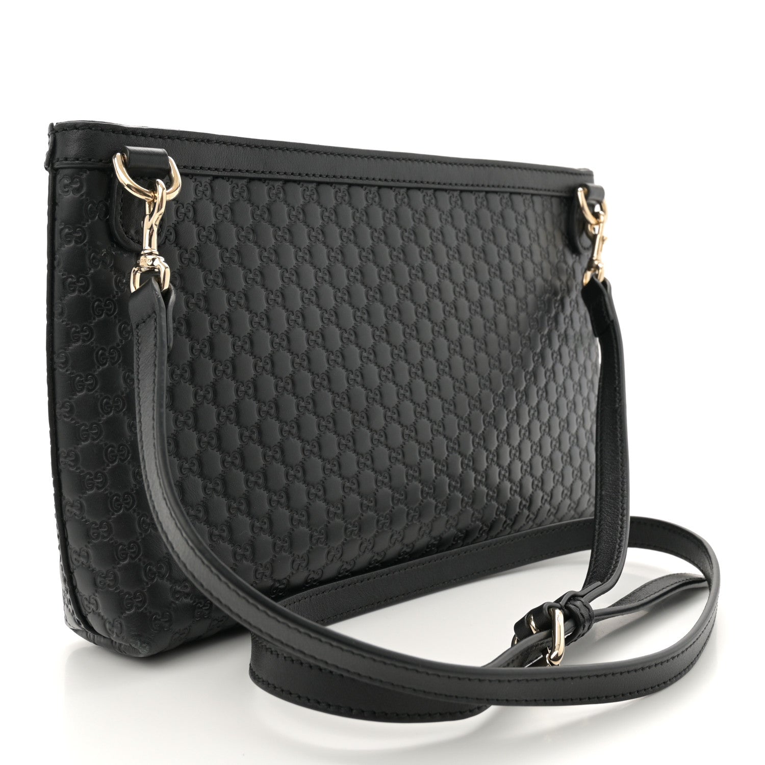 Gucci Microguccissima Flat Crossbody Black 3 of 12