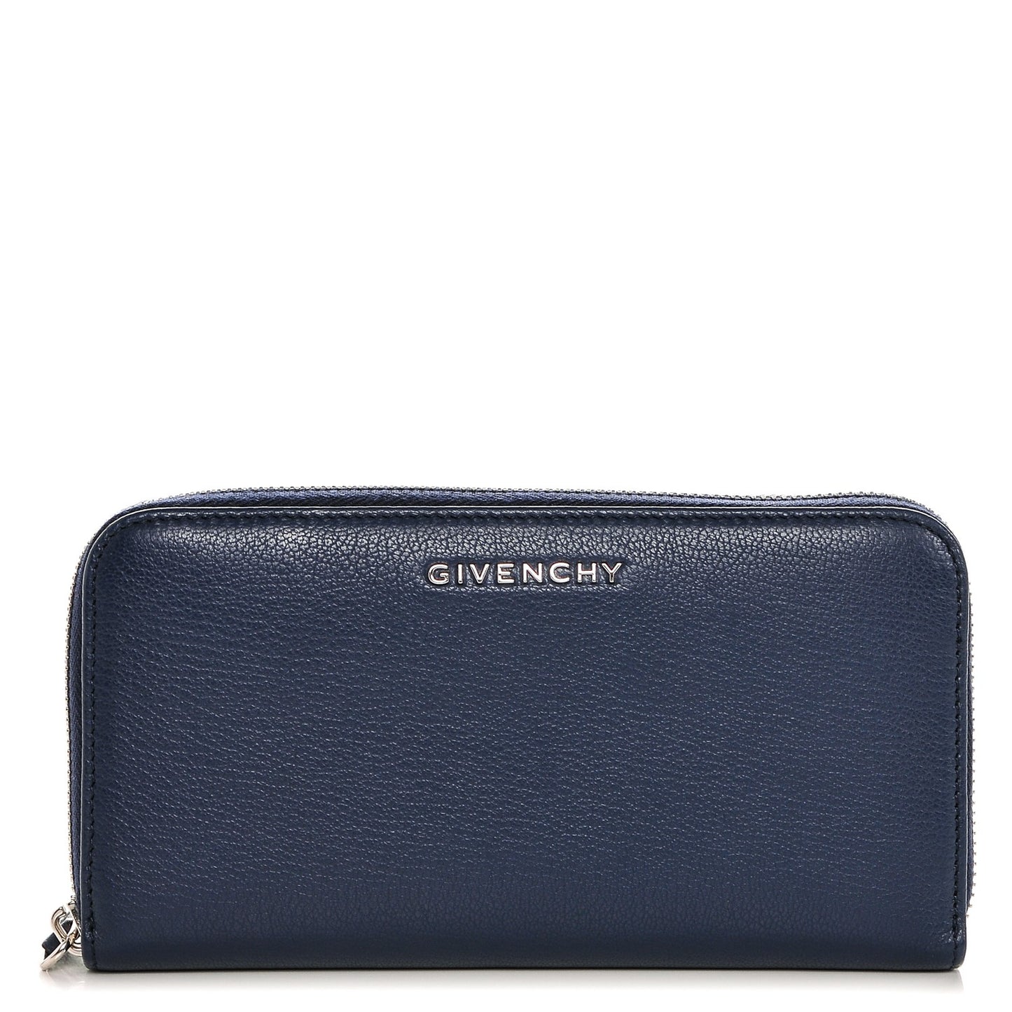 Sugar Goatskin Pandora Zip Around Wallet Night Blue