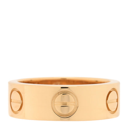 Cartier 18K Yellow Gold 5.5mm LOVE Ring 45 3.25 1 of 5