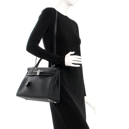 Hermes Togo Kelly Retourne 32 Black 2 of 31