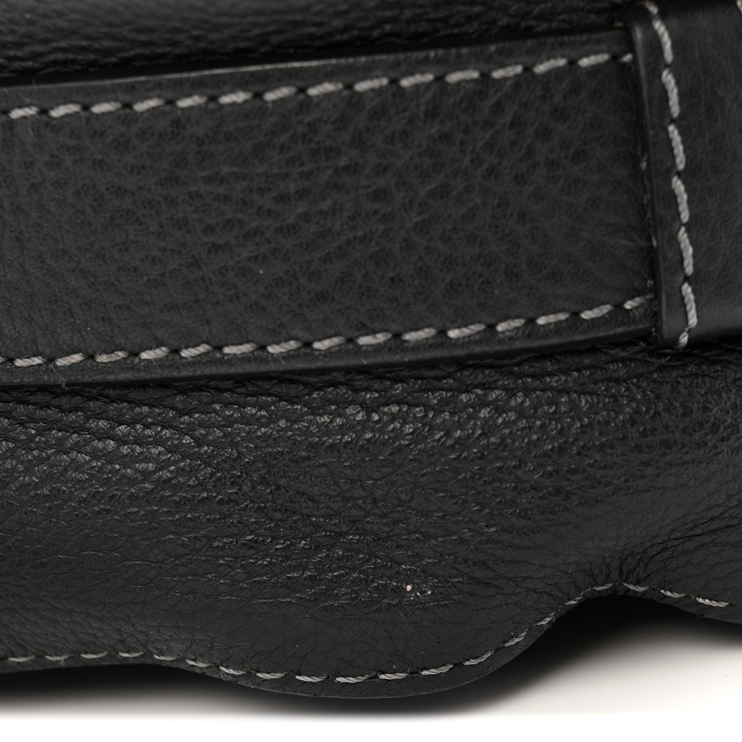 Chloe Grained Calfskin Medium Marcie Saddle Bag Black 11 of 19