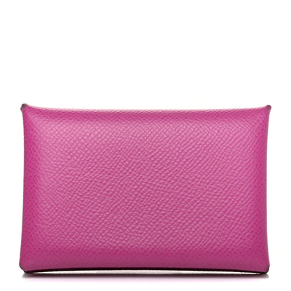 Hermes Epsom Calvi Card Case Magnolia 1 of 8