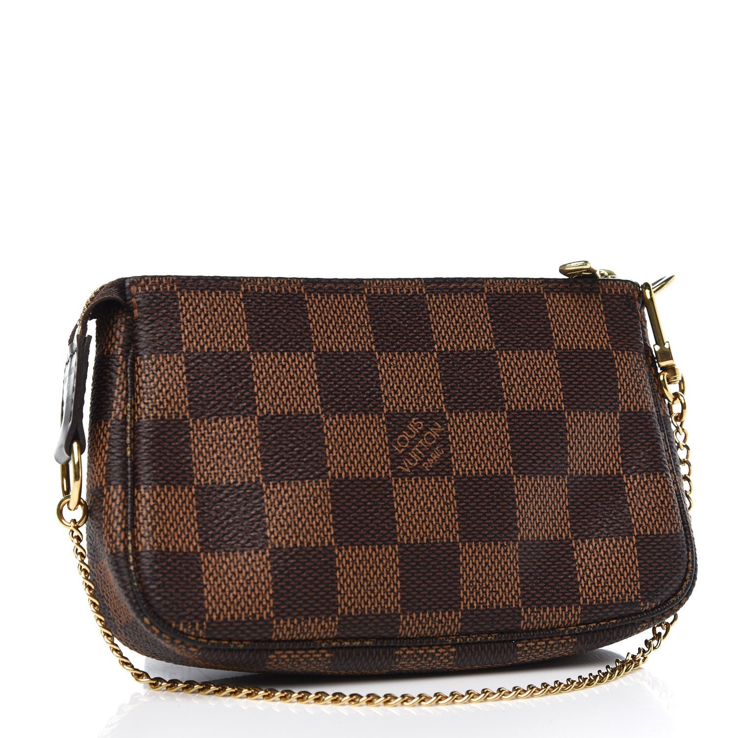 Louis Vuitton Damier Ebene Mini Pochette Accessories 3 of 9