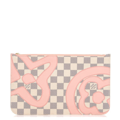 Louis Vuitton Damier Azur Tahitienne Neverfull MM GM Pochette 1 of 8