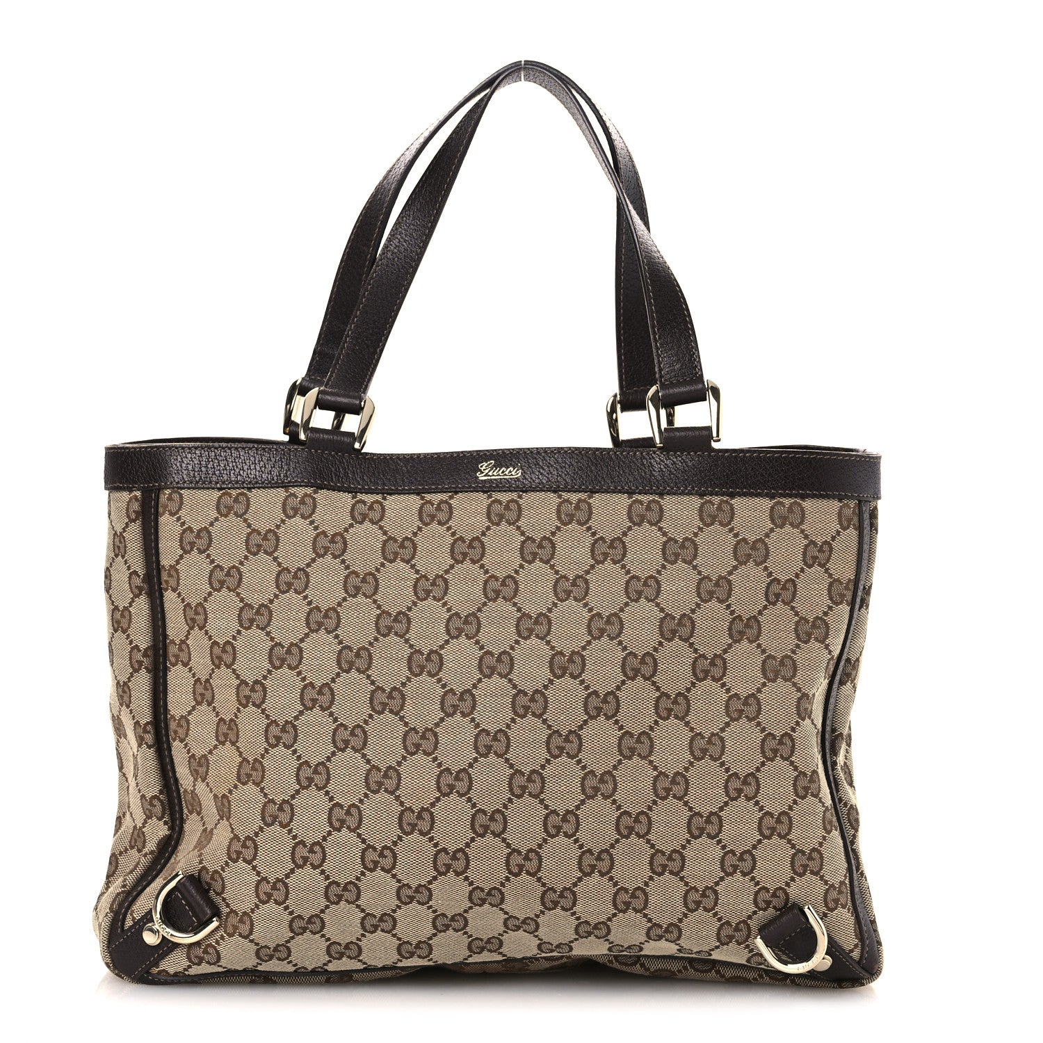 Gucci Monogram Medium Abbey Tote  Brown 1 of 13