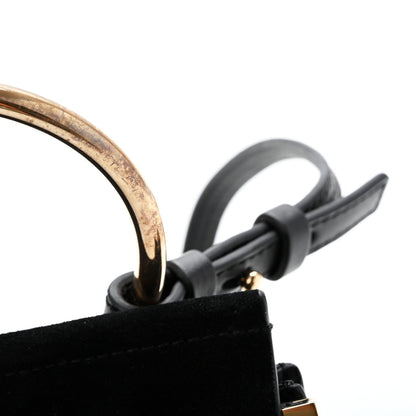 Chloe Suede Calfskin Mini Faye Bracelet Bag Black 16 of 16