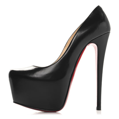 Christian Louboutin Kid Daffodile 160 Pumps 37.5 Black 1 of 9