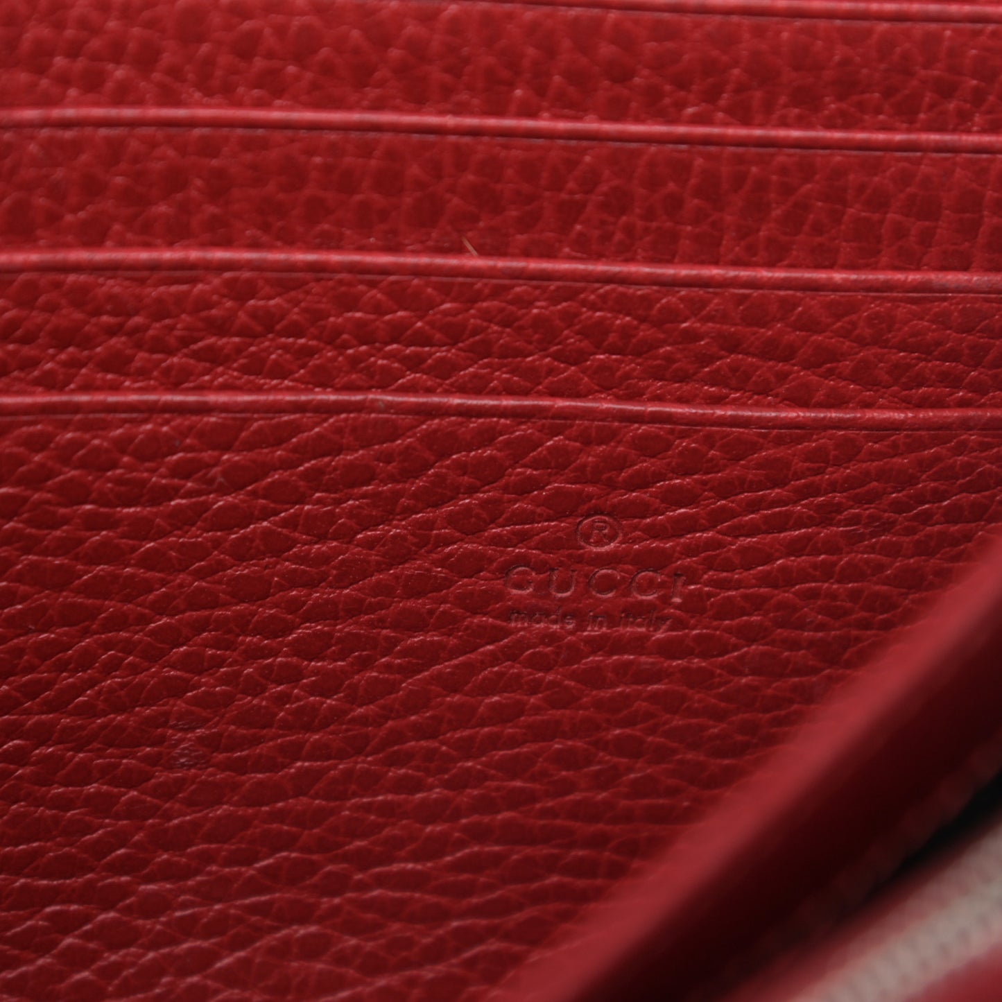 Calfskin Mini Dionysus Chain Wallet Hibiscus Red