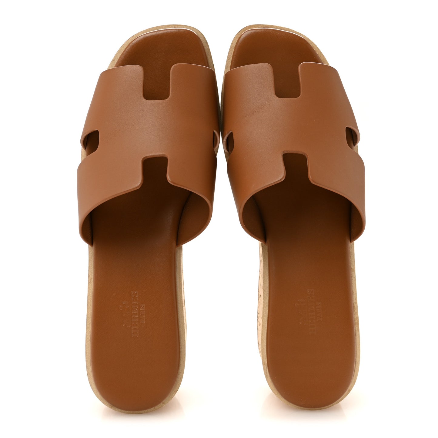 Calfskin Cork Eze 30 Sandals 39 Naturel