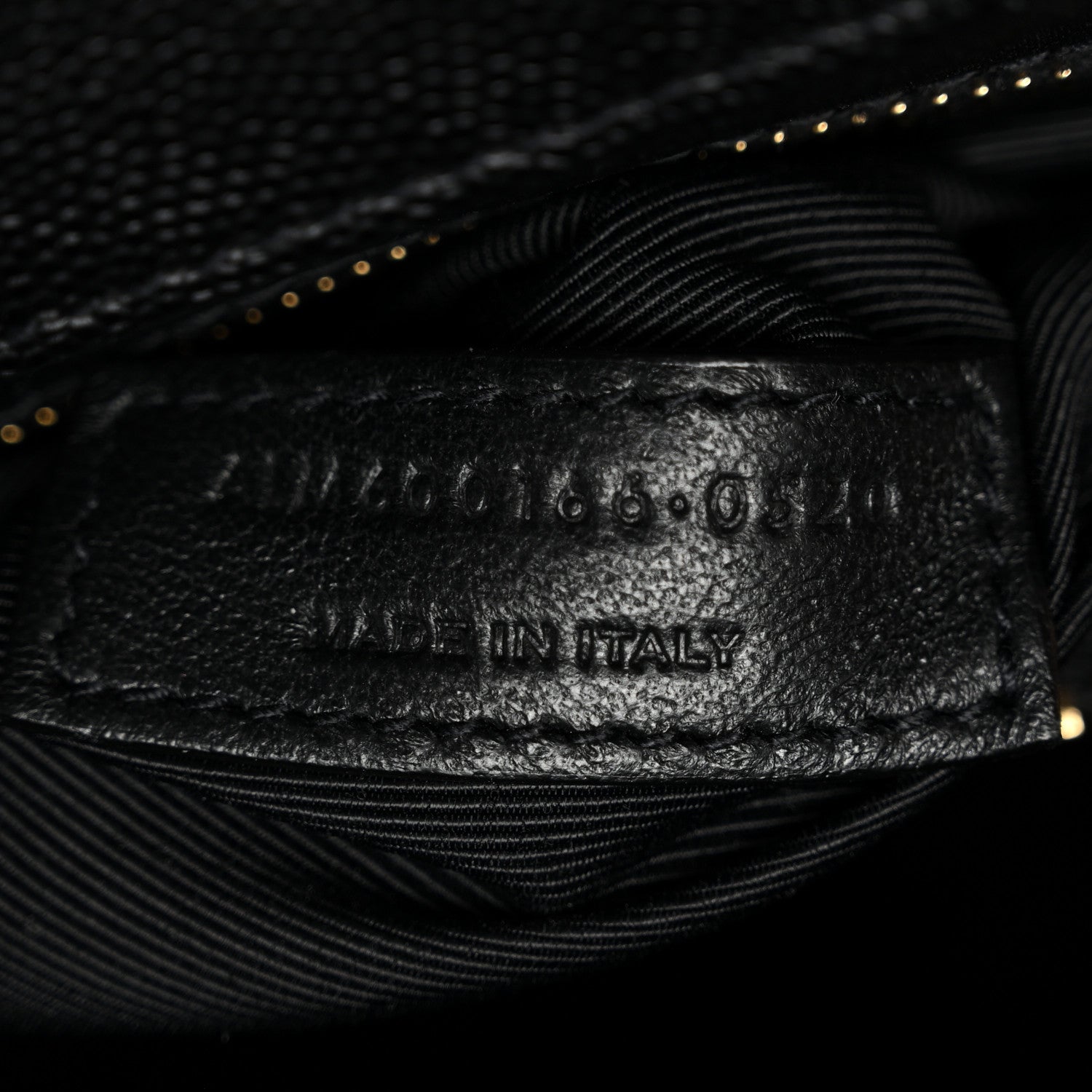 Saint Laurent Grain De Poudre Textured Mixed Matelasse Large Triquilt Monogram Satchel Black 7 of 12