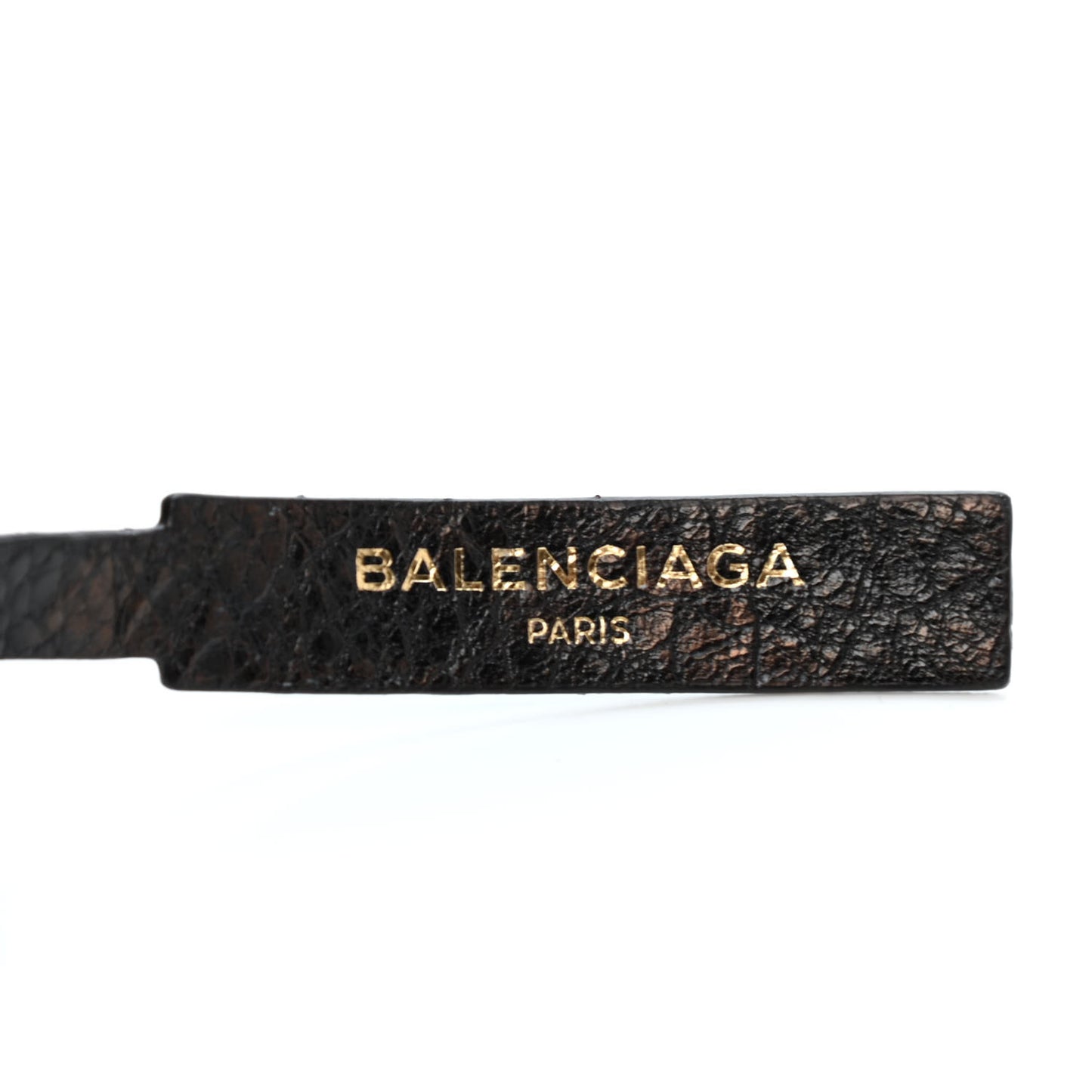 Agneau Classic Hardware Logo Shoulder Strap Black