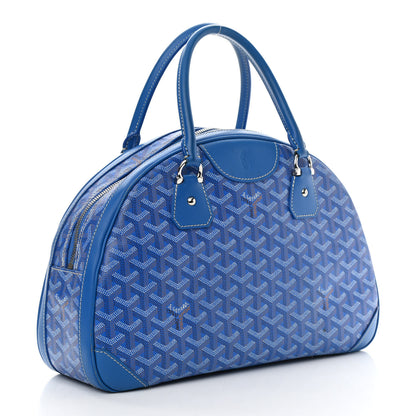 Goyard Goyardine Saint Jeanne MM Bowler Blue 2 of 9
