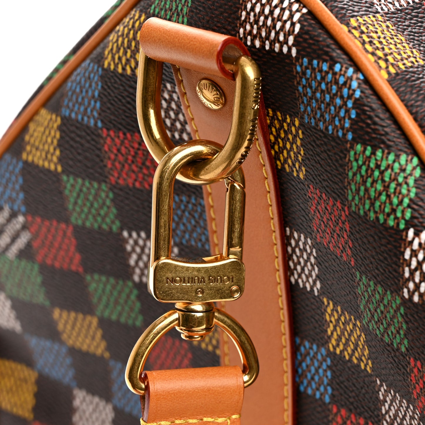LV Vers Damier Ebene Keepall Bandouliere 50