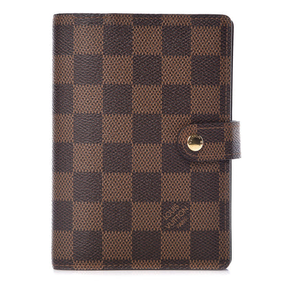 Louis Vuitton Damier Ebene Small Ring Agenda Cover 1 of 9