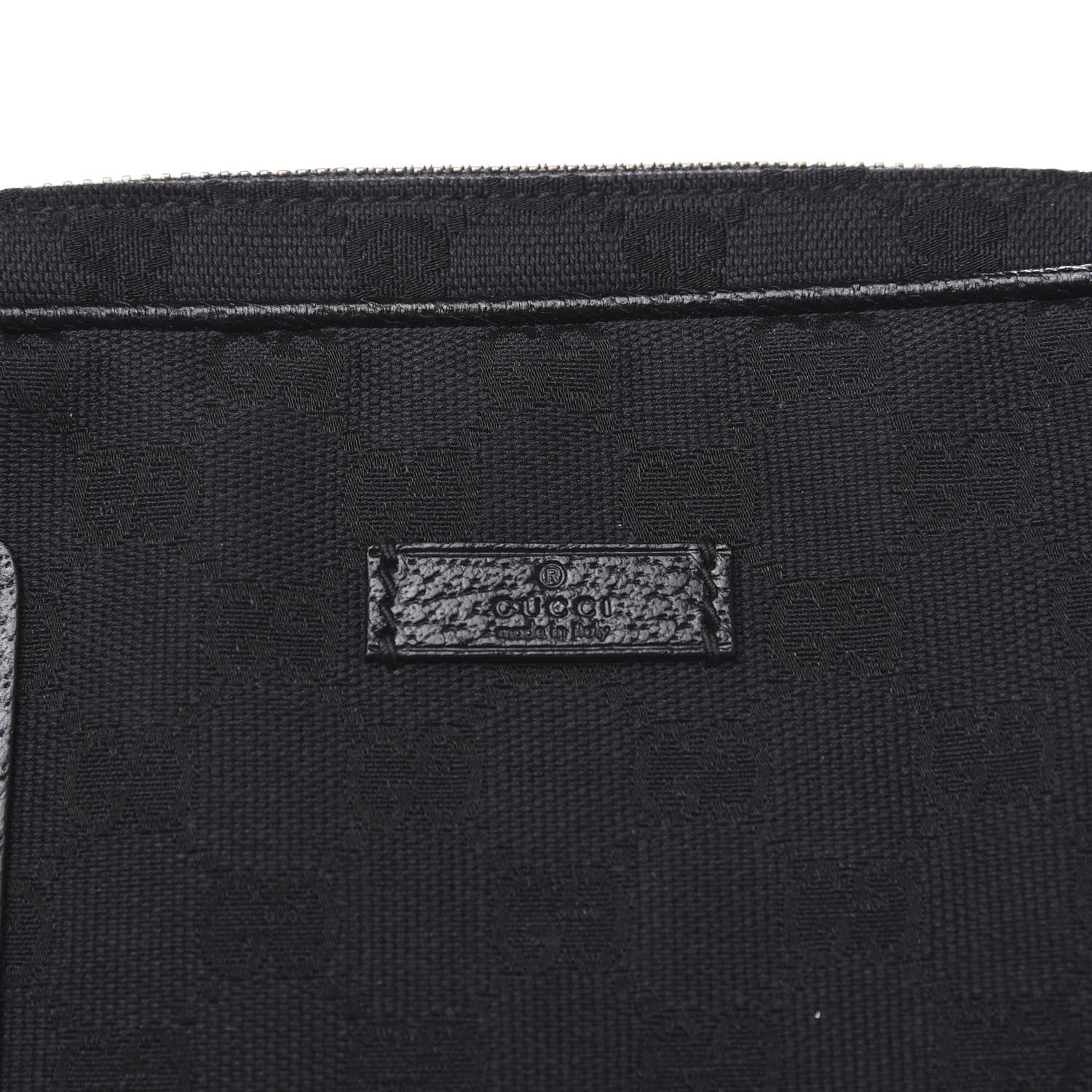 Gucci Monogram Messenger Bag Black 9 of 9