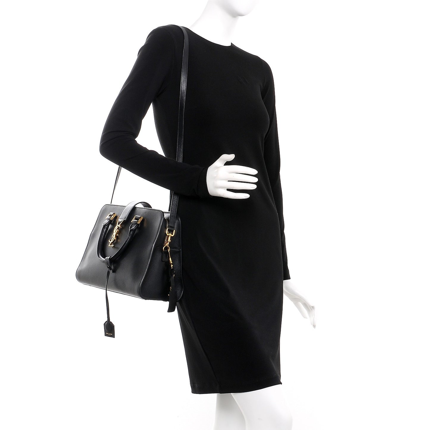 Smooth Calfskin Small Cabas Monogram Black