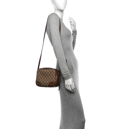 Gucci Monogram Mini Bree Messenger Bag Beige Tabacco 2 of 13