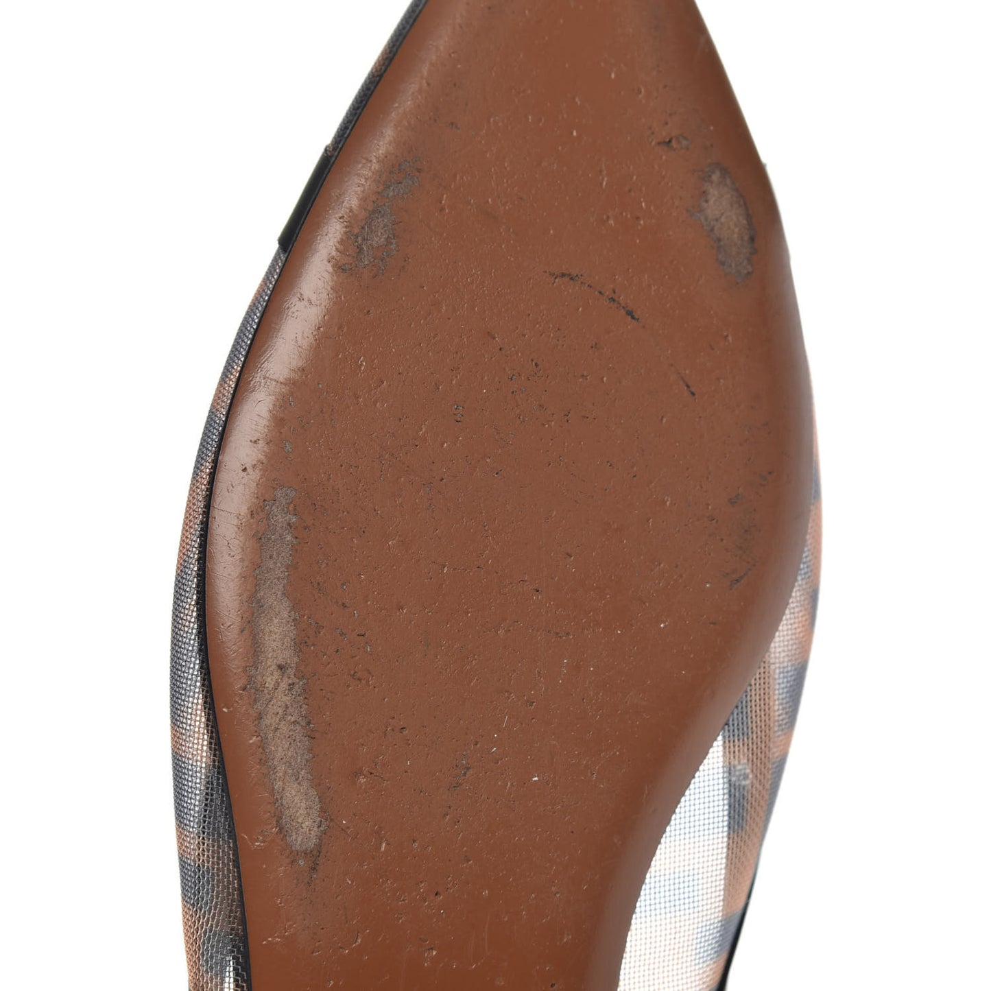 Technical Mesh Vitello FF Colibri Flat Mules 35.5 Tobacco Moro Black