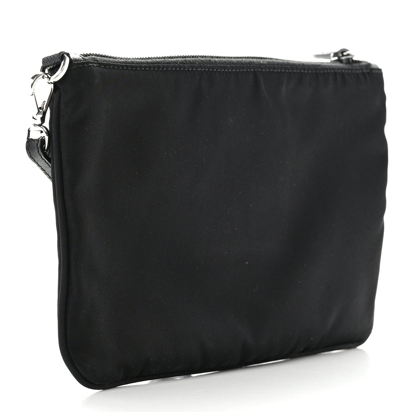 Tessuto Nylon Vela Wristlet Black