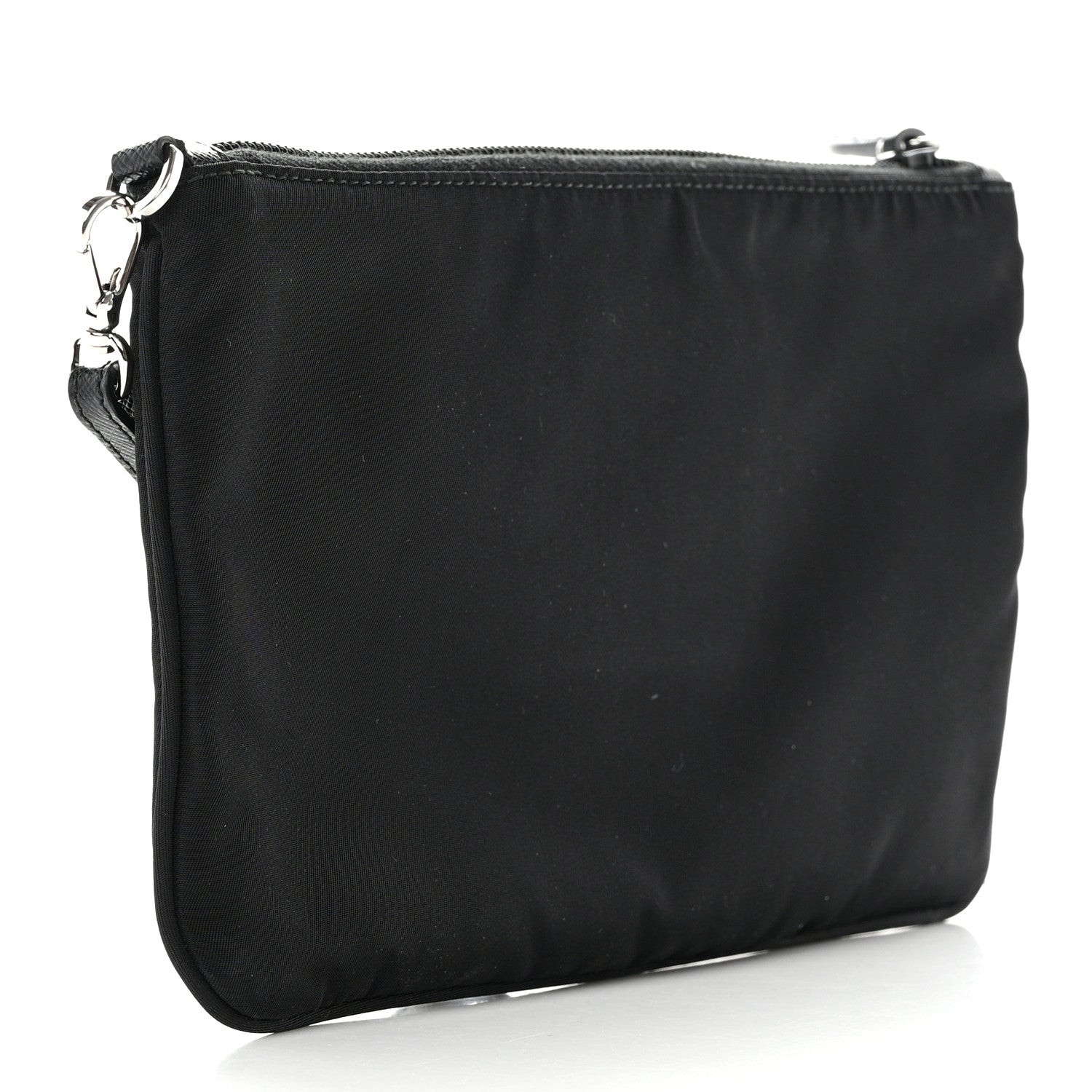 Prada Tessuto Nylon Vela Wristlet Black 3 of 8