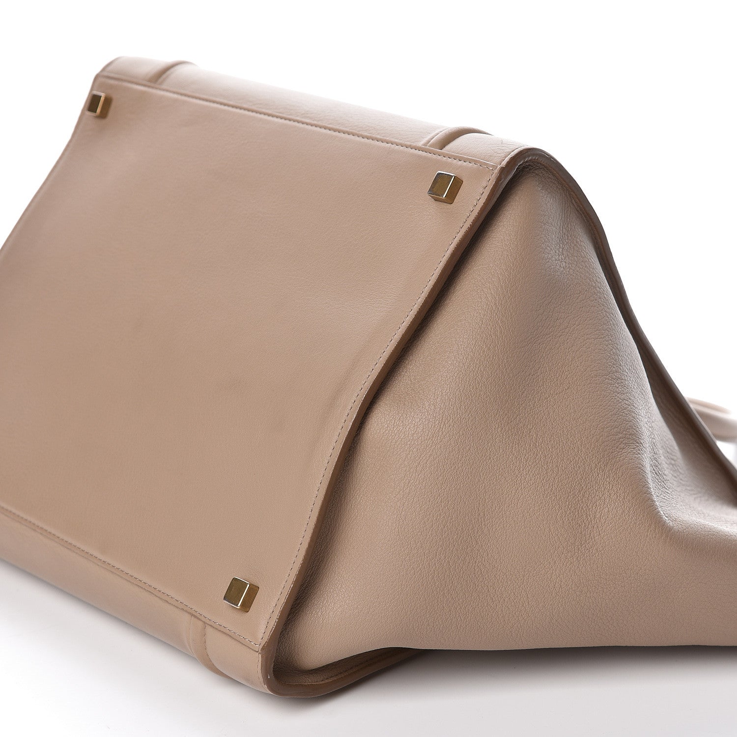 Celine Supple Calfskin Medium Phantom Luggage Beige 10 of 13