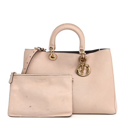 Christian Dior Bullcalf Large Diorissimo Tote Rose Poudre 3 of 16