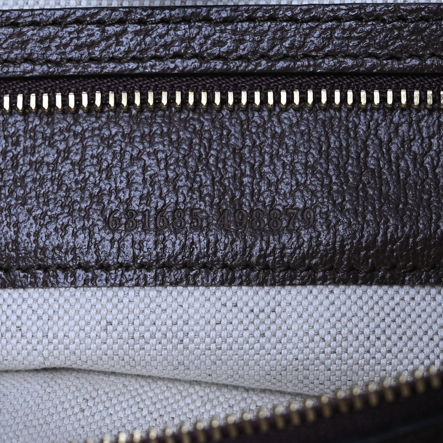 Monogram Jumbo GG Textured Dollar Calfskin Web Medium Ophidia Shopping Tote Camel Ebony