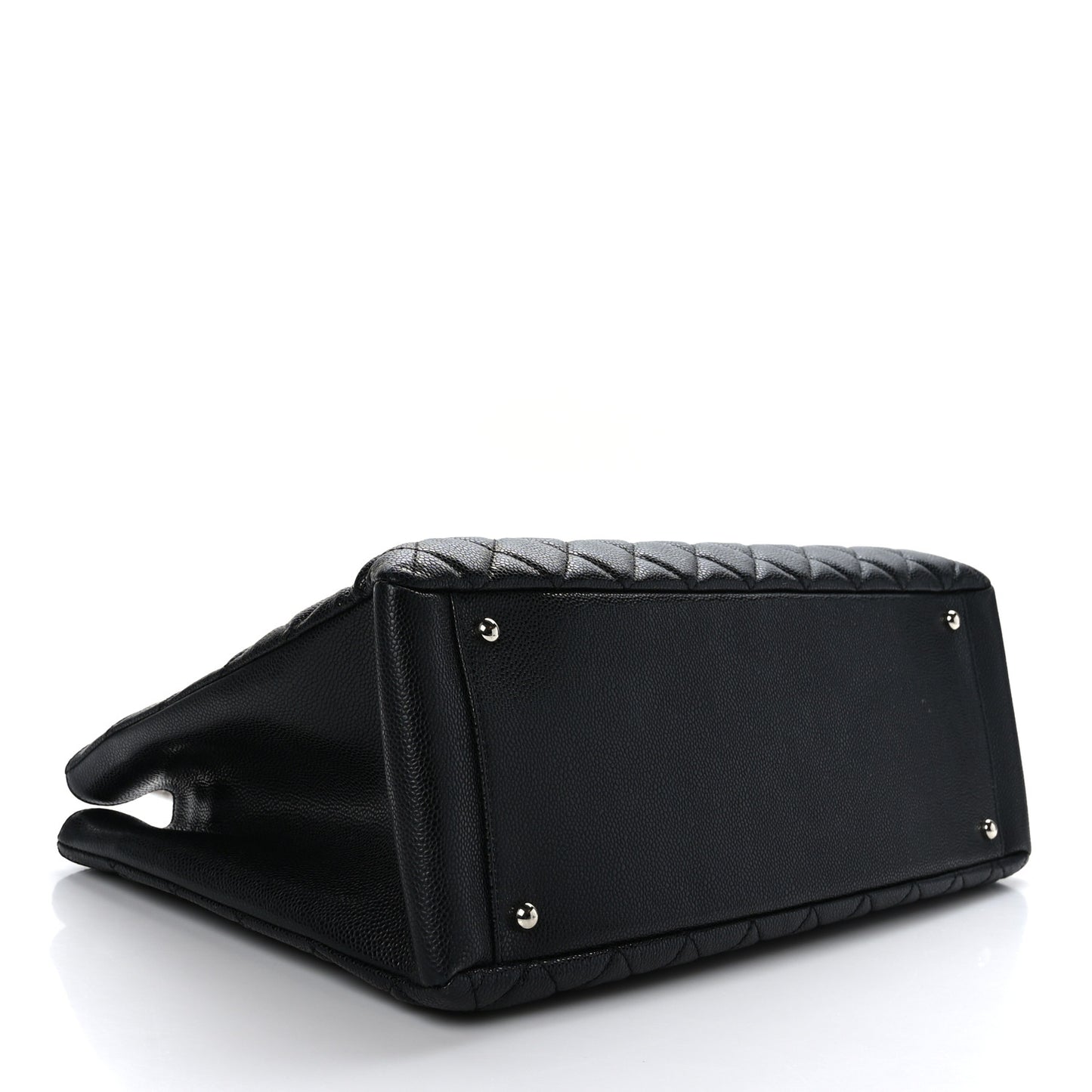 Caviar Quilted XL Grand Shopping Tote GST Black