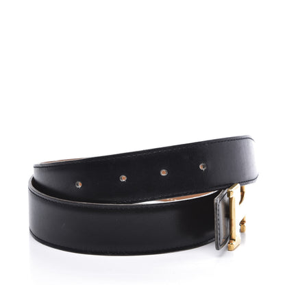 Hermes Box Chamonix 32mm H Belt 80 Black Gold 3 of 9