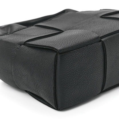 Bottega Veneta Grained Calfskin Maxi Intrecciato Mini Arco Tote Black 9 of 10