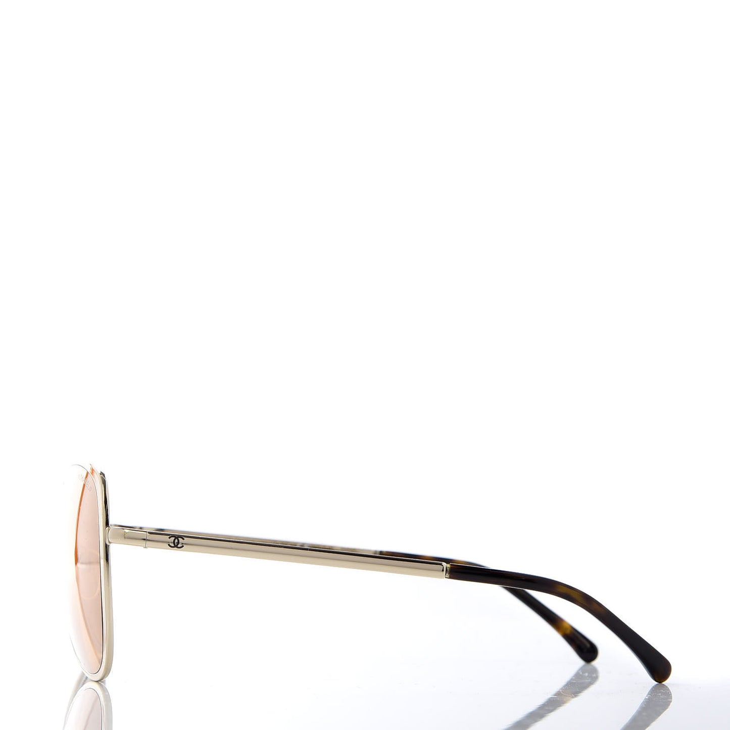 Metal Mirrored Pilot Summer Sunglasses 4223 Gold