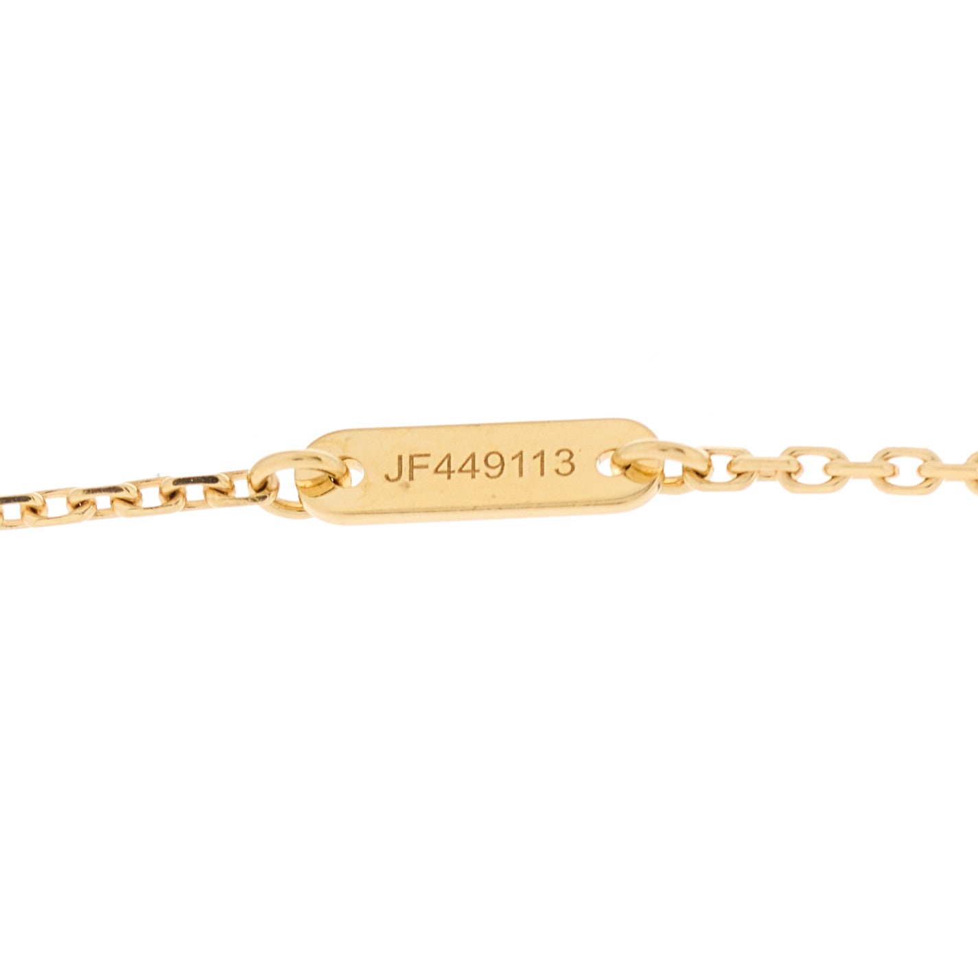 Van Cleef & Arpels 18K Yellow Gold Mother of Pearl Sweet Alhambra Pendant Necklace 5 of 5