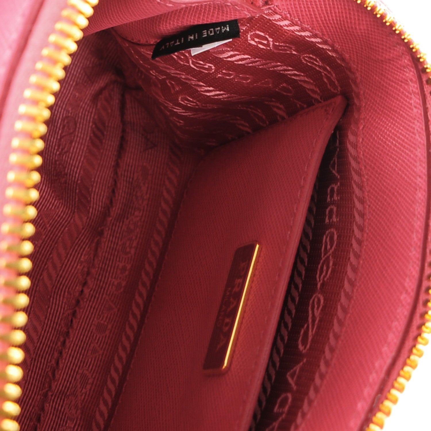 Prada Saffiano Lux Mini Promenade Tote Peonia 7 of 7