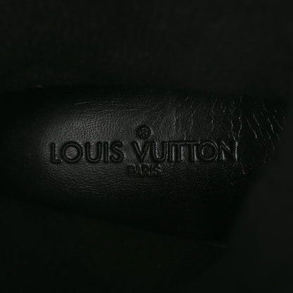 Louis Vuitton Rubber Embossed Monogram Splash Rain Boots 38 Black 6 of 7