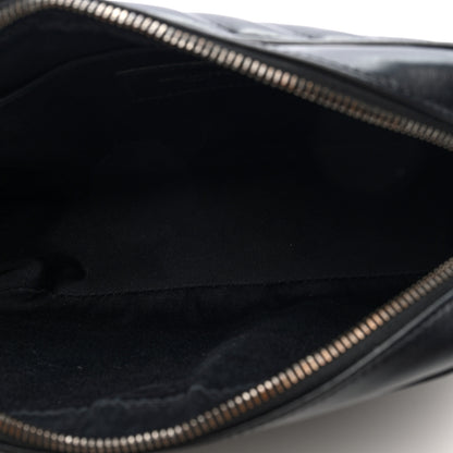 Saint Laurent Calfskin Matelasse Monogram Lou Camera Bag Black 5 of 9
