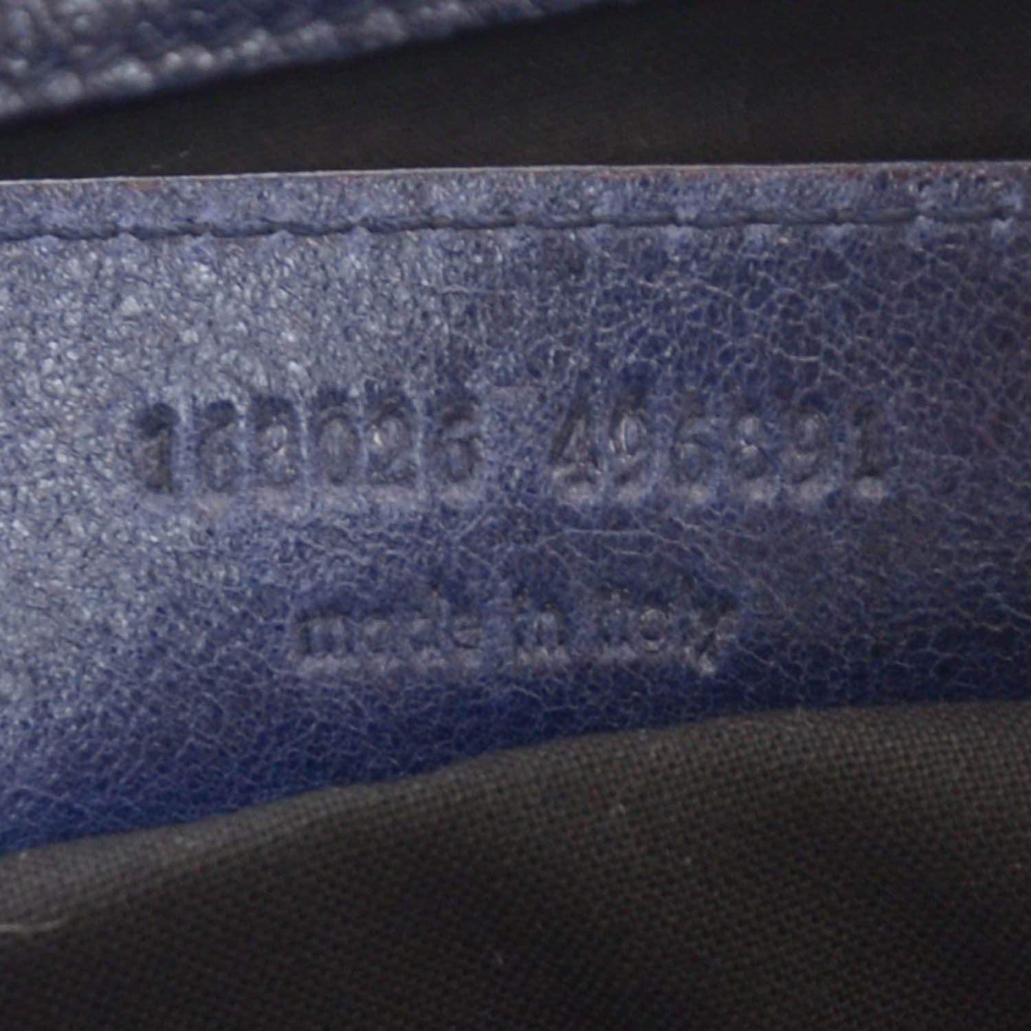 Balenciaga Chevre Mid Afternoon Tote Blueberry 9 of 11