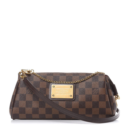 Louis Vuitton Damier Ebene Eva Clutch 1 of 11