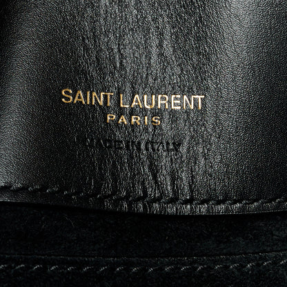 Saint Laurent Shiny Calfskin Le 37 Mini Bucket Bag Black 6 of 9