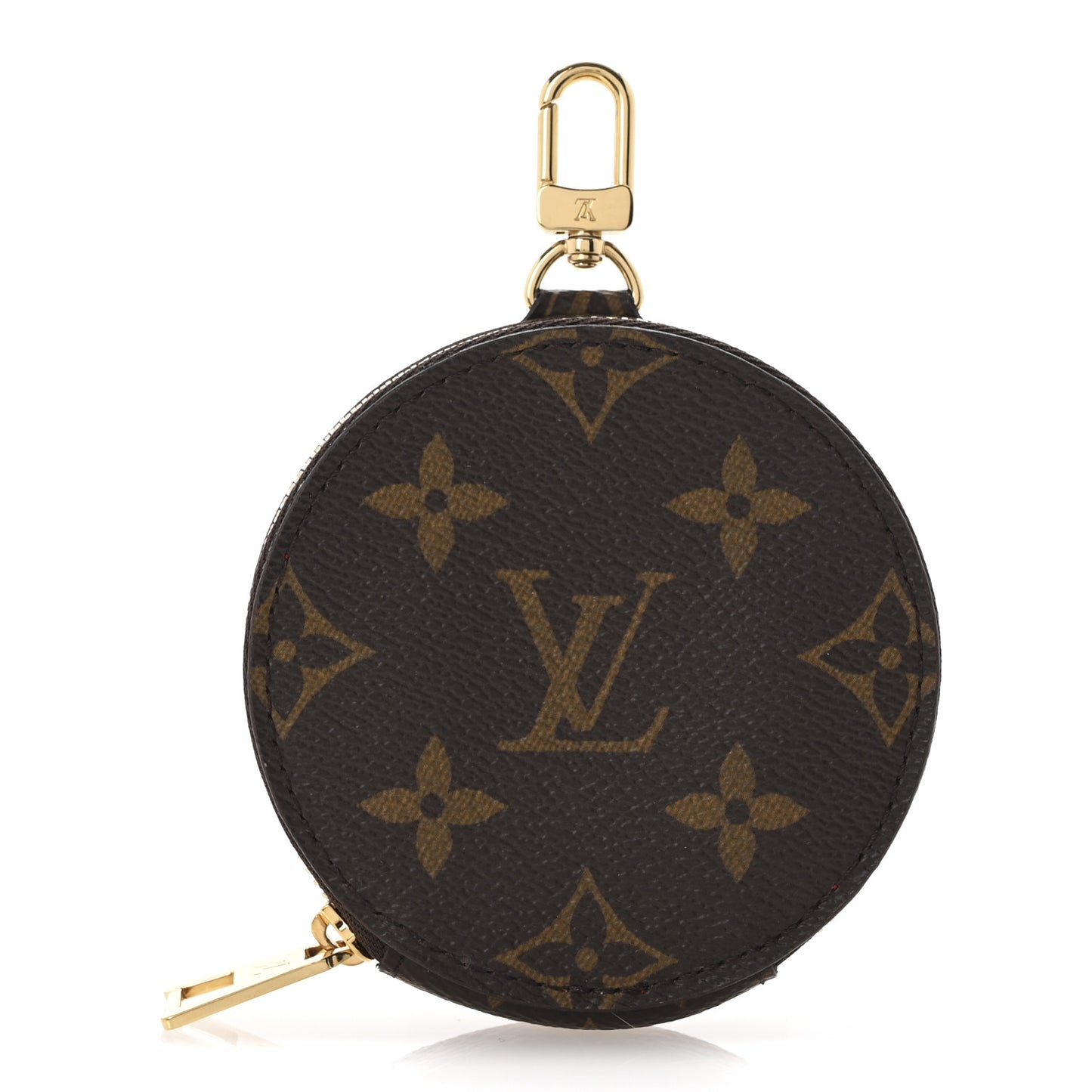 Monogram OnTheGo East West Round Coin Purse Red