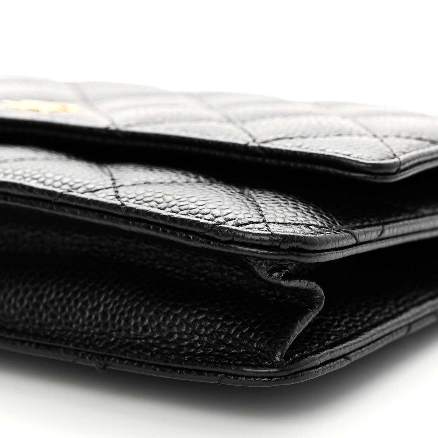 Chanel Caviar Quilted Wallet on Chain WOC Black 10 of 14