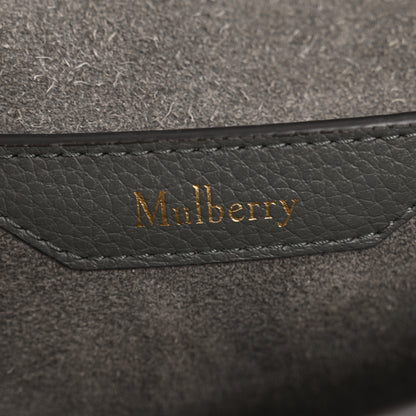 Mulberry Small Classic Grain Calfskin Small Amberley Satchel Charcoal 6 of 15