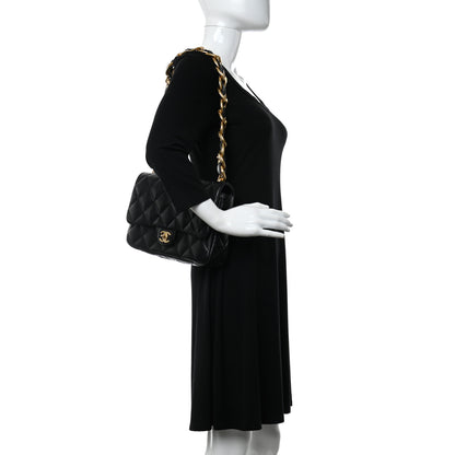 Chanel Lambskin Quilted Large CC Funky Town Flap Black 2 of 11