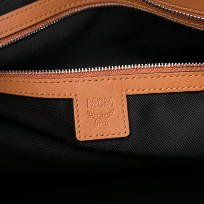 MCM Visetos Medium Anya Shopper Tote Black 5 of 10